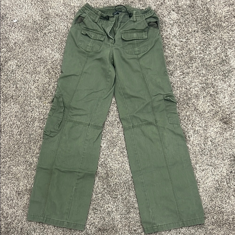 Brandy Green Cargo Pants